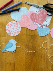 DIY guirlande de saint valentin