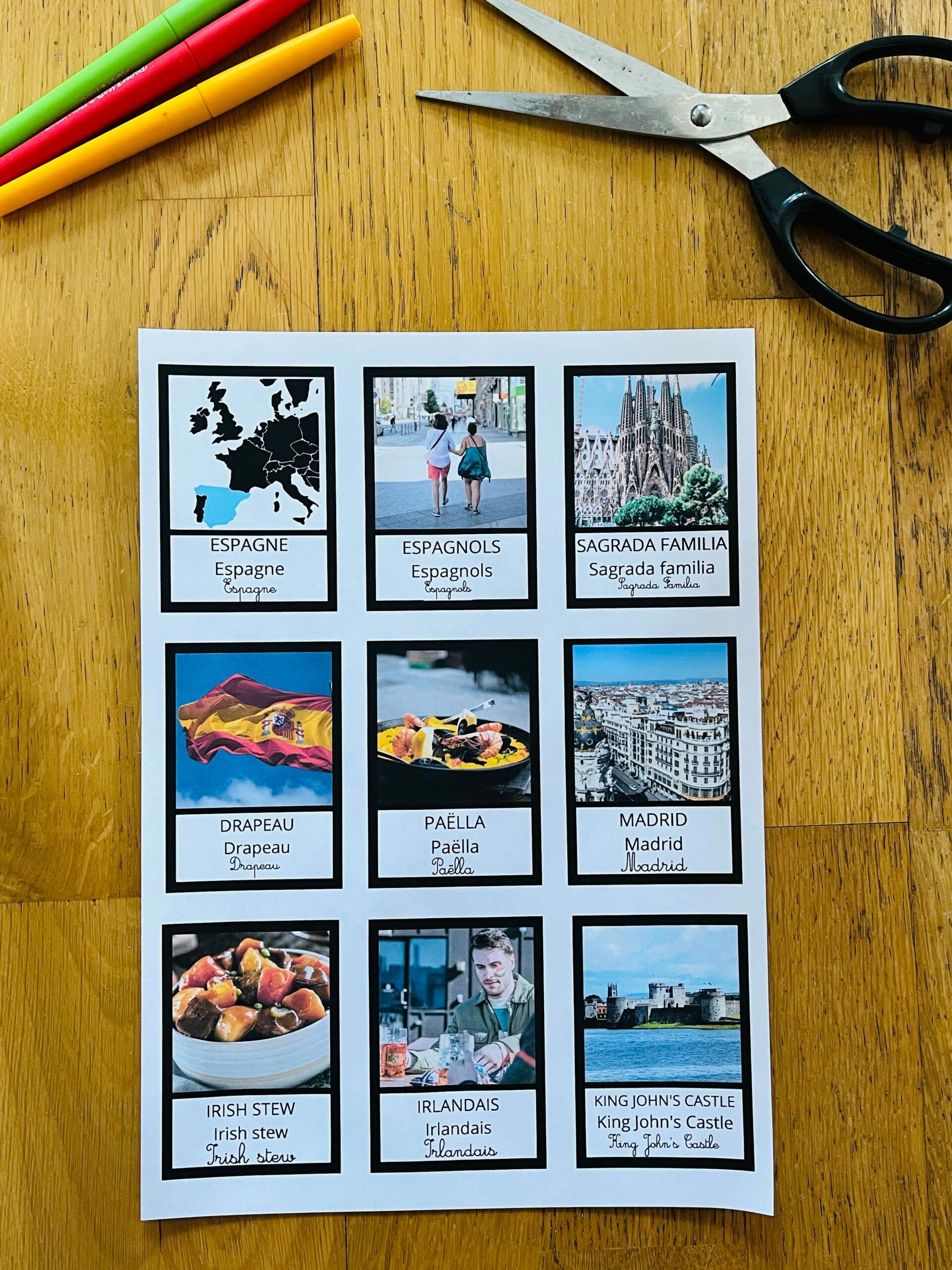 PDF jeu sur les pays d'europe montessori – Image 13