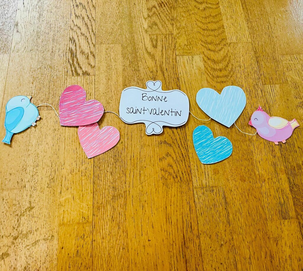 DIY guirlande de saint valentin