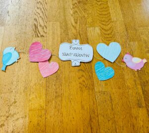 DIY guirlande de saint valentin