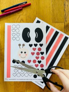 Activité coccinelle facile pour enfant