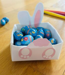 Lapin de pâques facile pour enfant