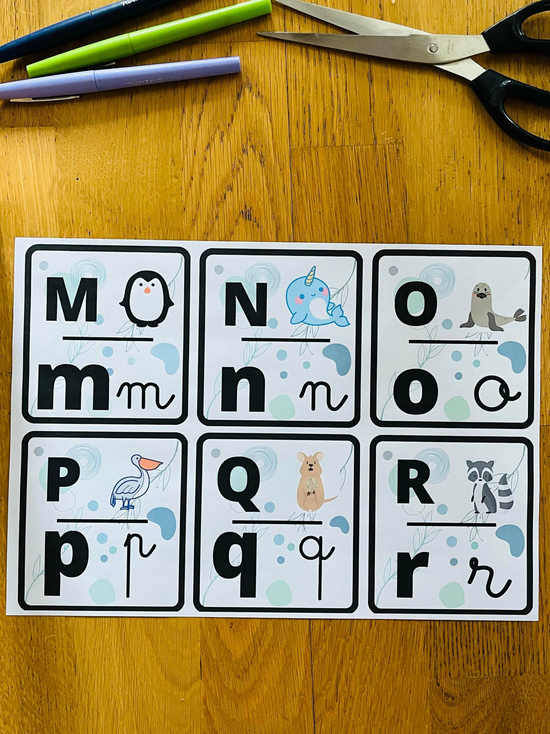 Cartes alphabet pour enfant à imprimer – Image 4