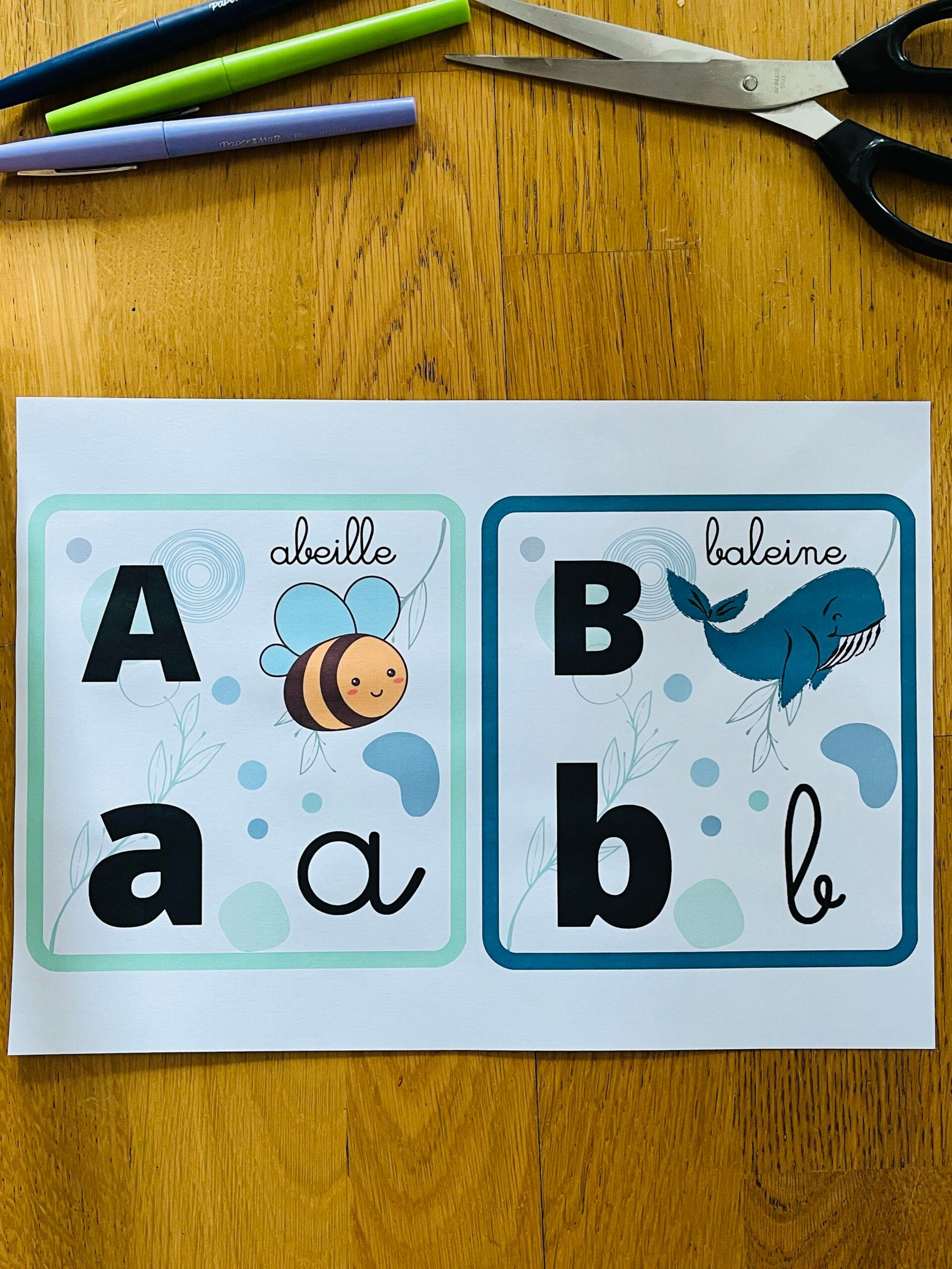 Cartes alphabet pour enfant à imprimer – Image 14
