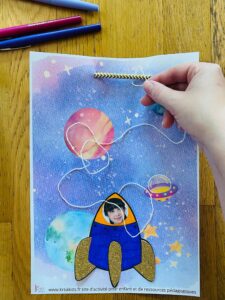 Activité sur l'espace pour les enfants