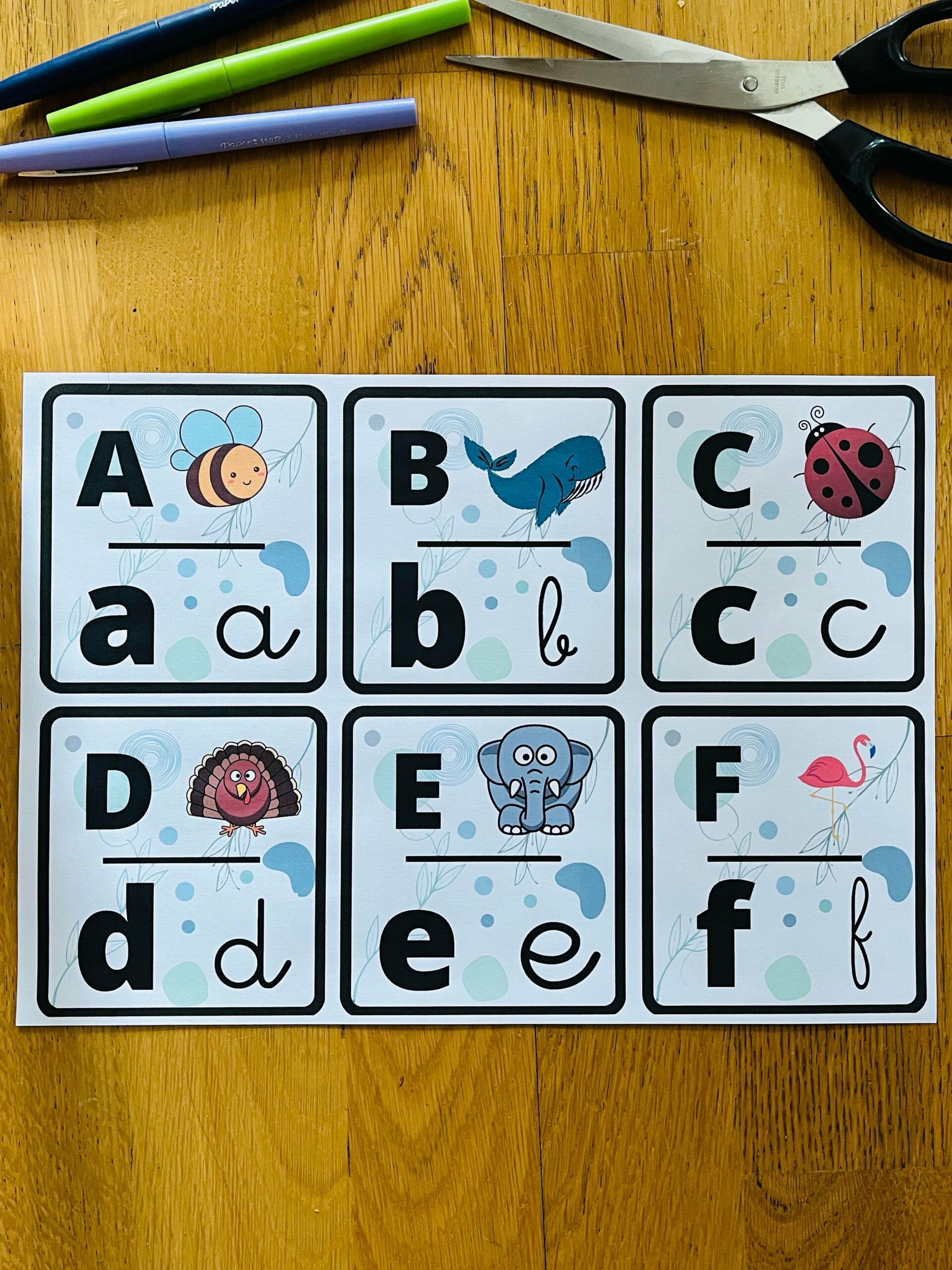 Cartes alphabet pour enfant à imprimer – Image 10