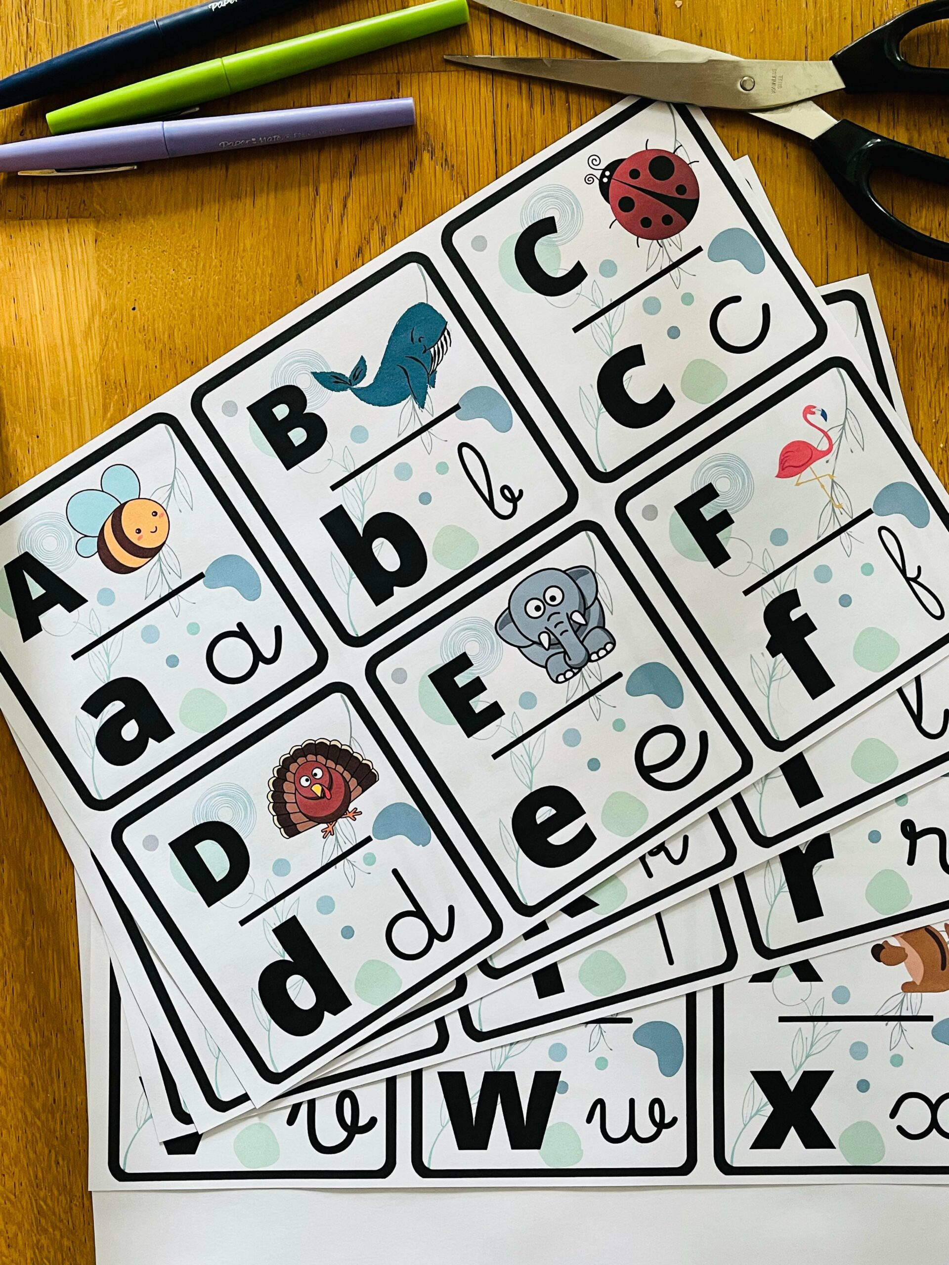 Cartes alphabet pour enfant à imprimer – Image 8