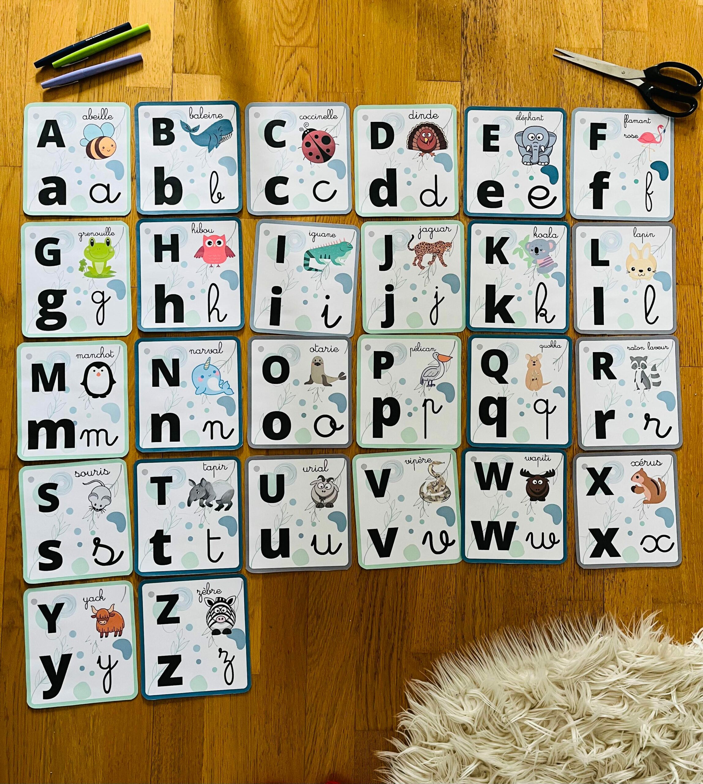 Cartes alphabet pour enfant à imprimer – Image 6