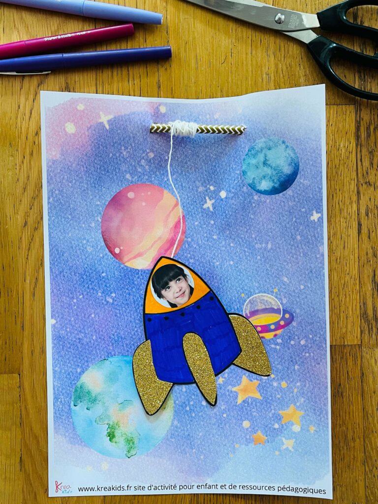 Activité sur l'espace pour les enfants