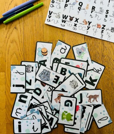Carte alphabet pour enfant