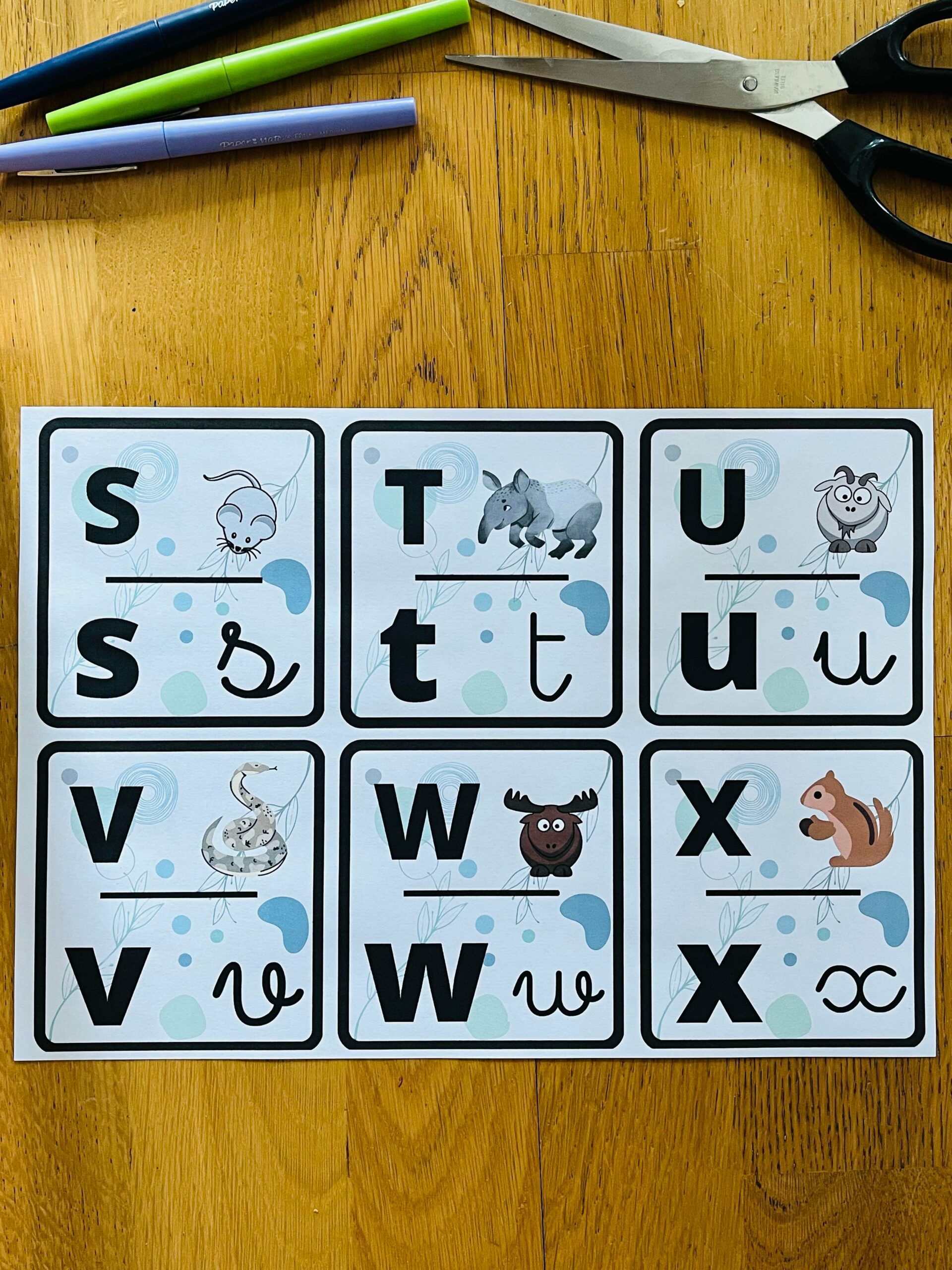 Cartes alphabet pour enfant à imprimer – Image 3