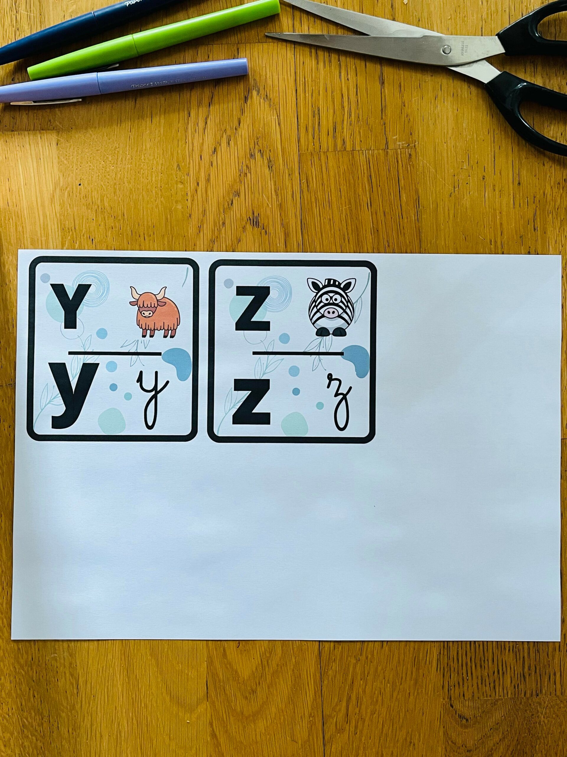 Cartes alphabet pour enfant à imprimer – Image 7