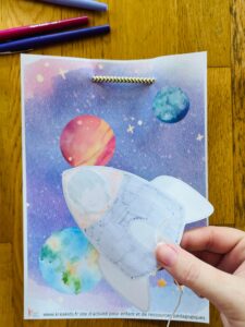 Activité sur l'espace pour les enfants