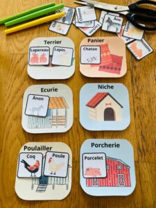 Jeu sur les familles d'animaux gratuit