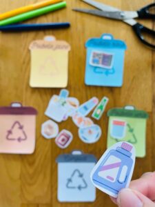 Jeu sur le tris pour enfant facile