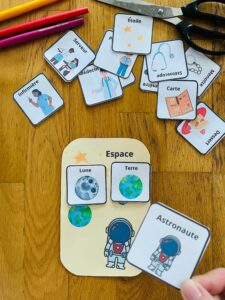 Jeu sur les métiers pour enfant