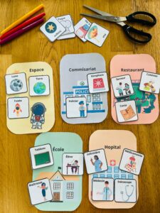 Jeu sur les métiers pour enfant