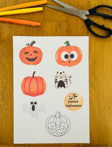 Activité facile halloween