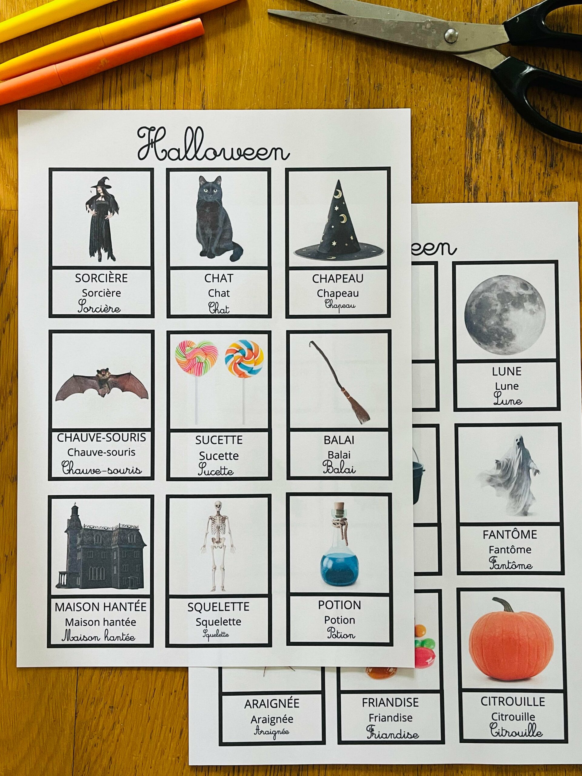 Cahier d'activités halloween à découper – Image 4