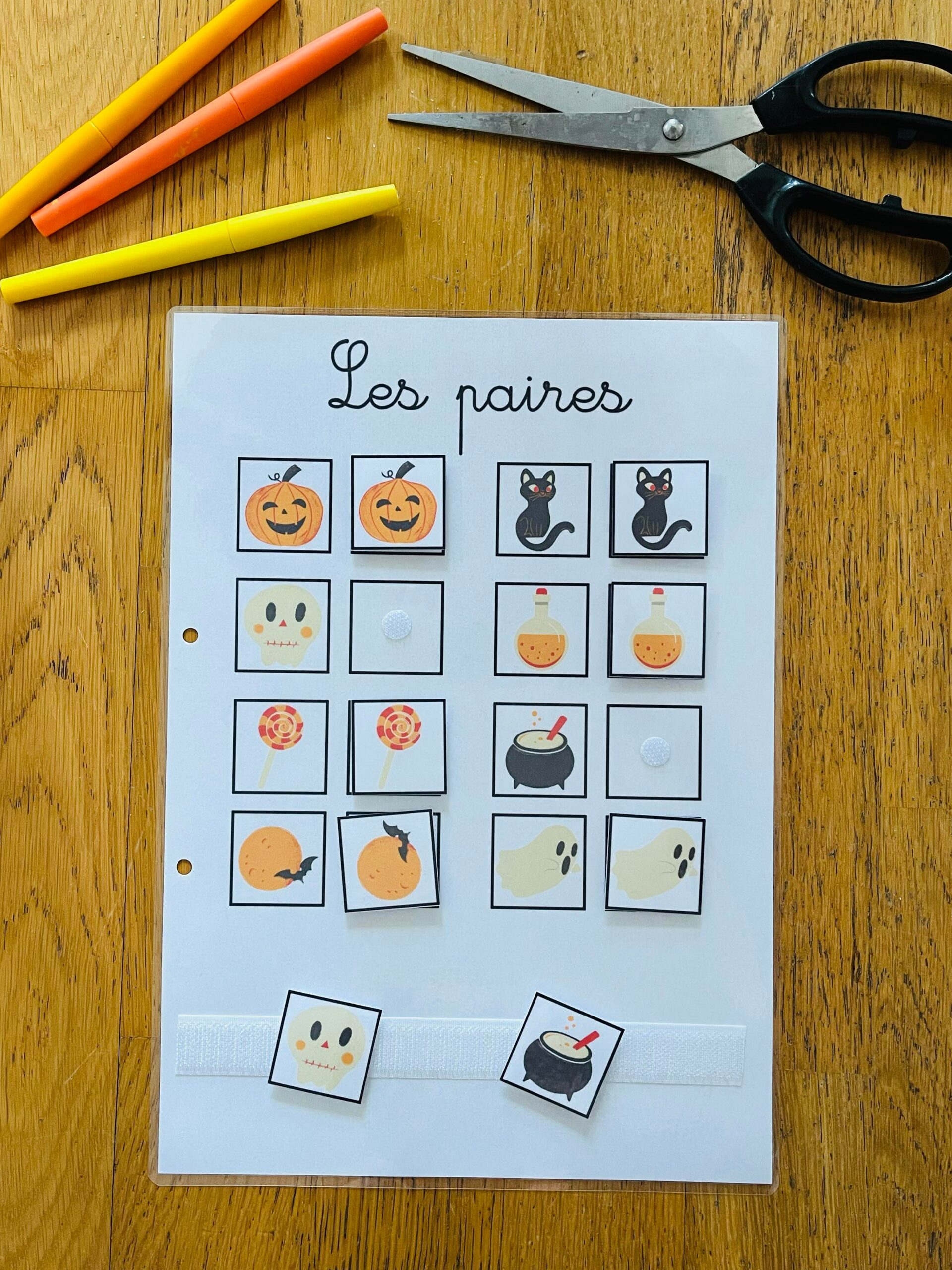Cahier d'activités halloween à découper – Image 2