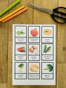 Activité sur la soupe montessori