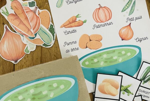 Activité sur la soupe montessori