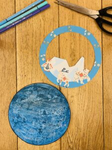 Peinture au gros sel pour enfant
