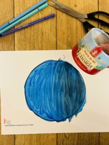 Peinture au gros sel pour enfant