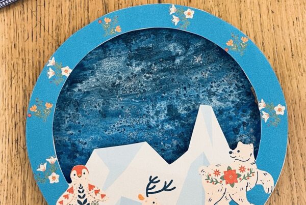 Peinture au gros sel pour enfant