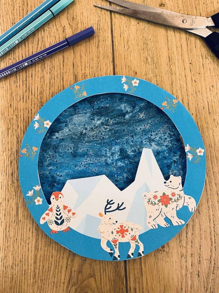 Peinture au gros sel pour enfant