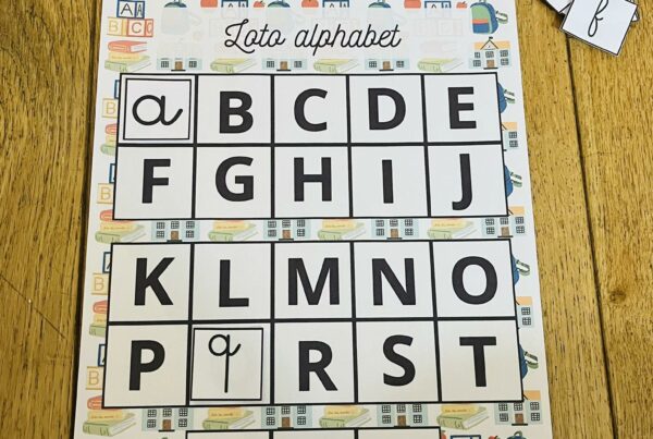 Loto alphabet gratuit à imprimer
