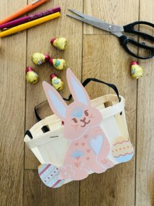 Panier de pâques facile pour enfant