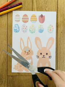 Panier de pâques facile pour enfant