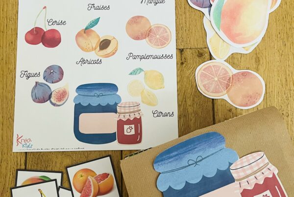 Activité sur les fruits pour enfant