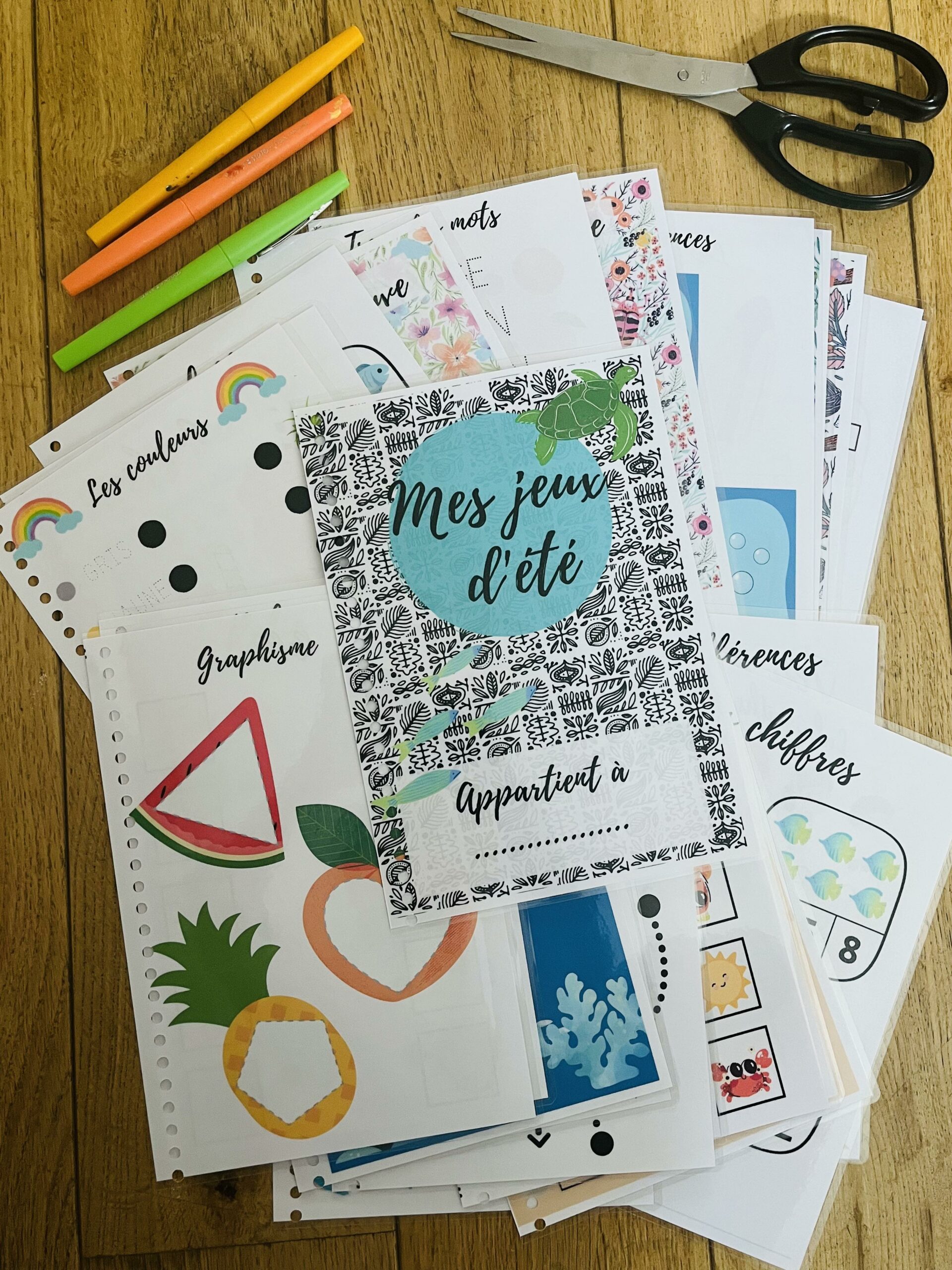 Cahier de jeux pour enfant réutilisable – Image 2