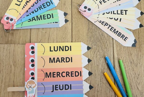 Semainier pour enfant facile