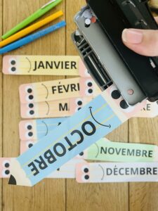 Semainier pour enfant facile