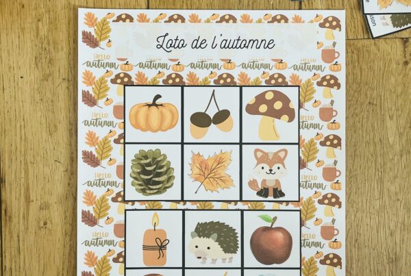 Loto automne gratuit à imprimer
