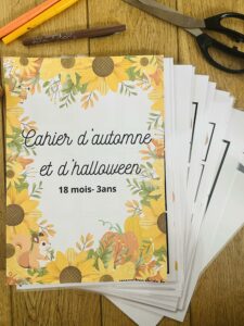 cahier d'activités automne