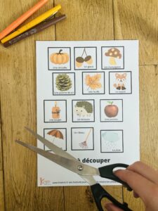 Loto automne gratuit à imprimer