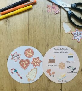 Activité biscuit de noël