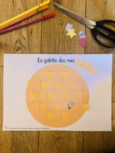 Activité enfant galette des rois