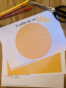 Activité enfant galette des rois