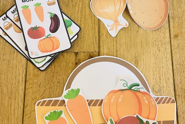Activité légumes pour enfant