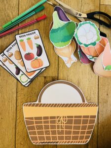 Activité légumes pour enfant