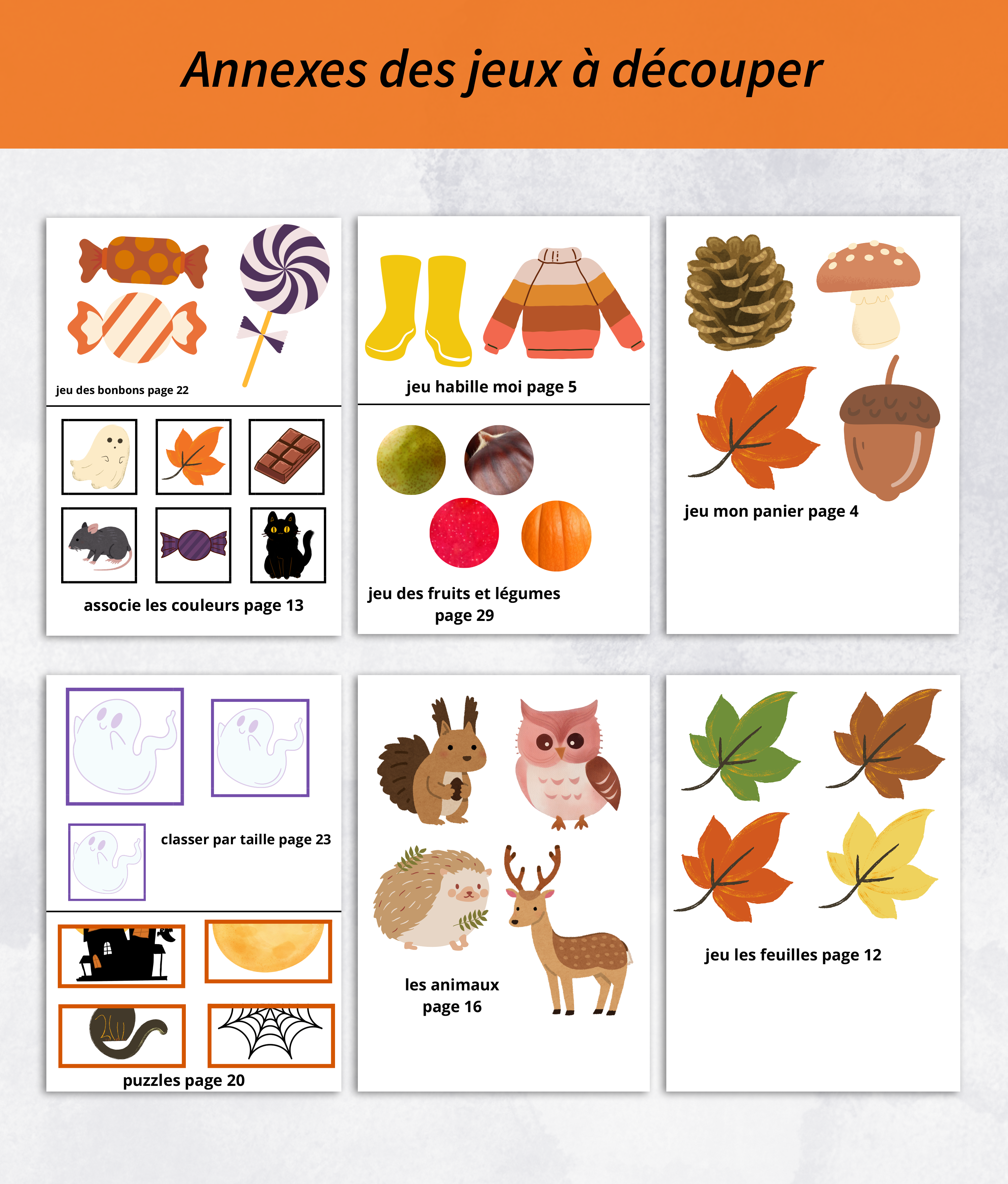 Cahier activités halloween et automne 18 mois et plus – Image 5