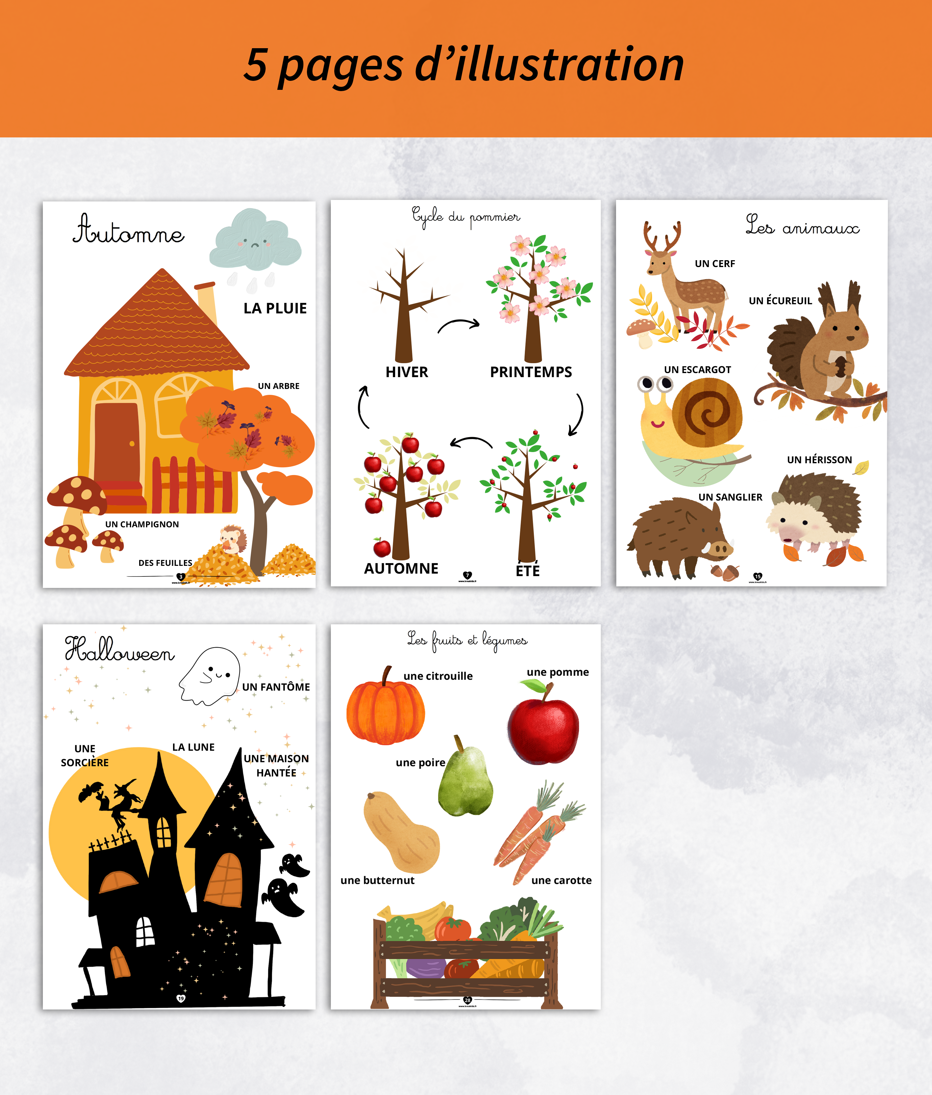 Cahier activités halloween et automne 18 mois et plus – Image 3