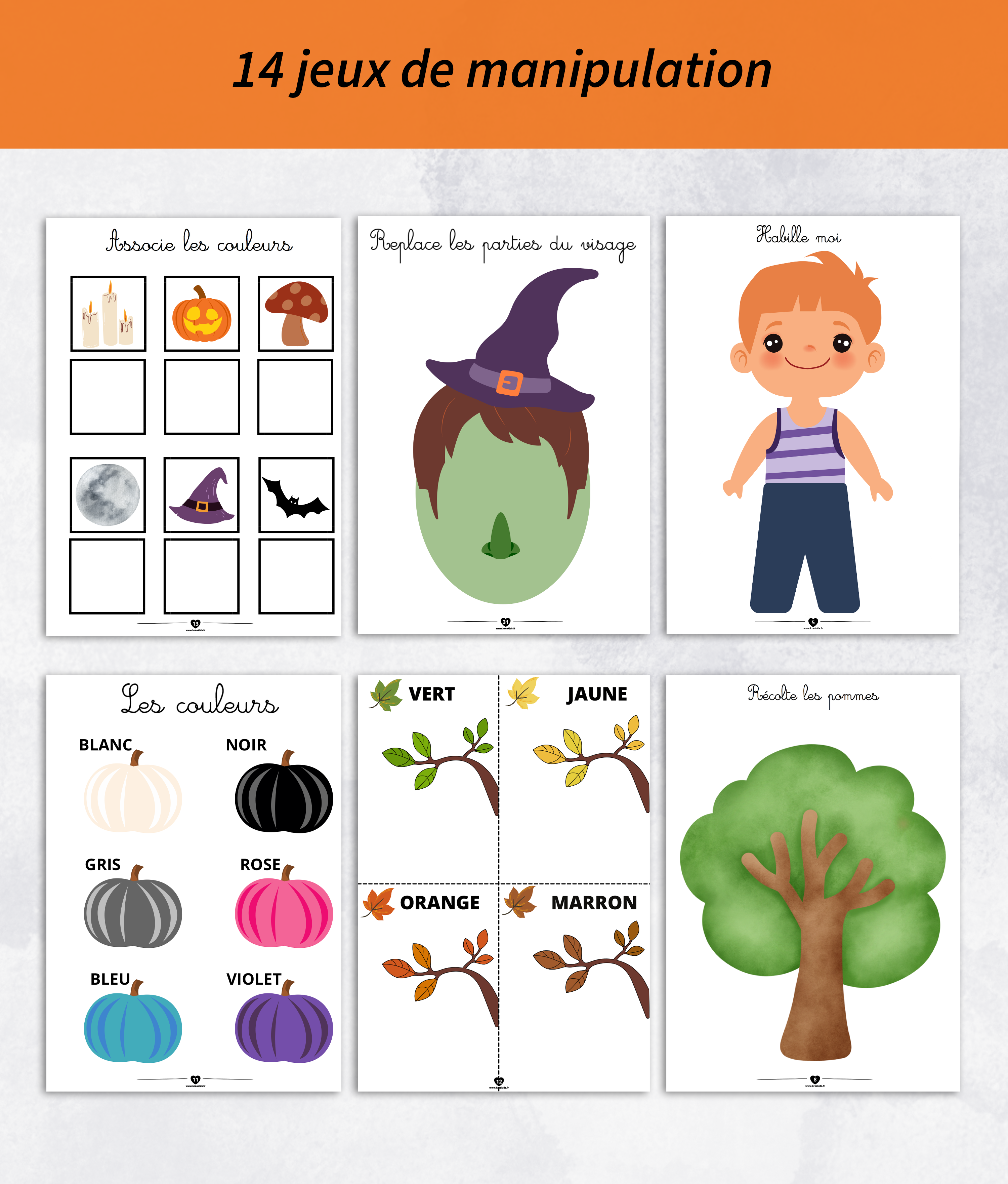 Cahier activités halloween et automne 18 mois et plus – Image 6
