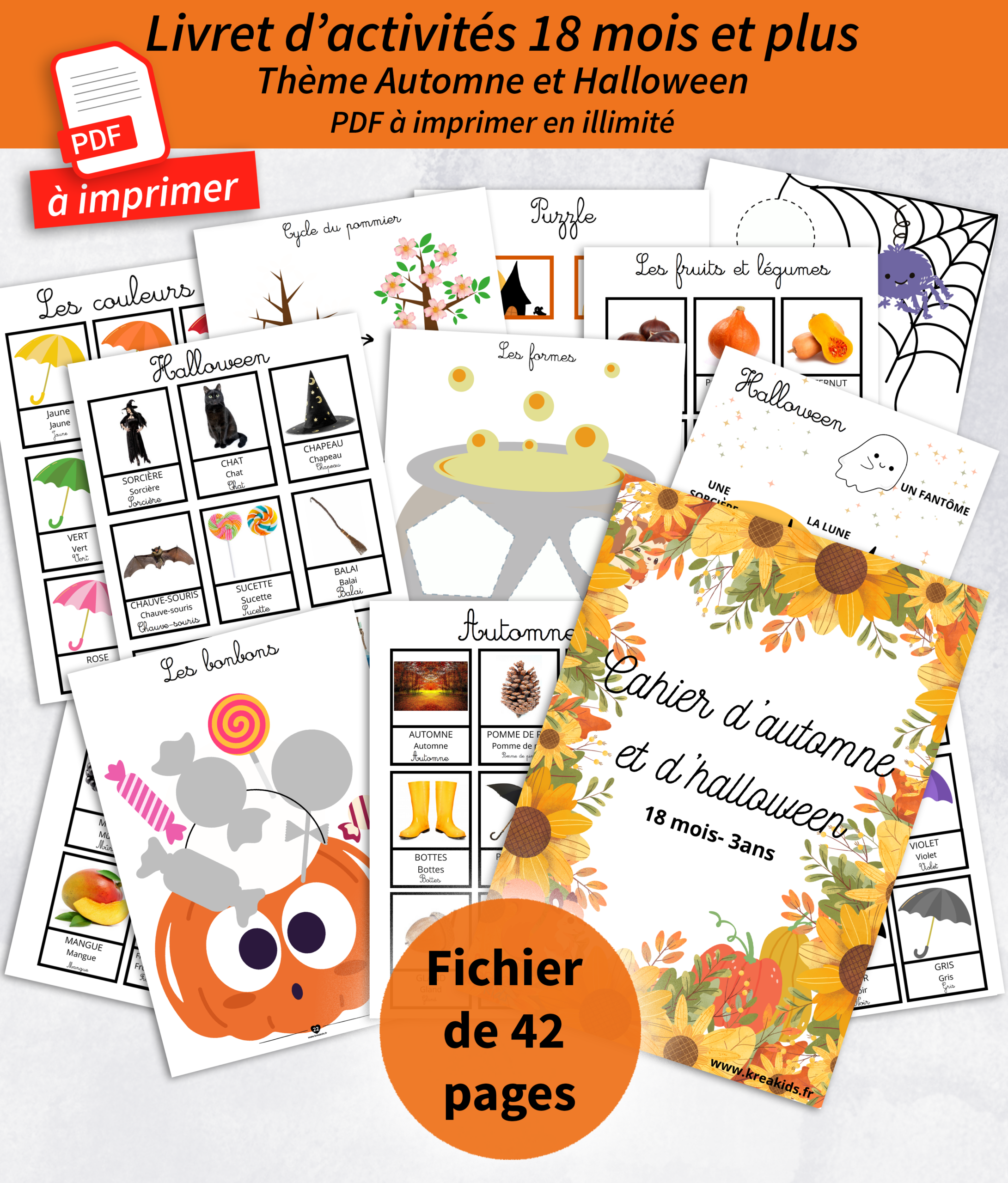 cahier d'activités automne