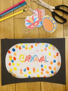 Activité carnaval bébé